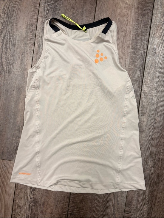 Craft Tops - Craft Women's Cream Tank with Black Trim Size XS Like New